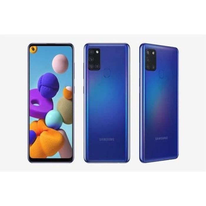 Samsung Galaxy A21s 4 + 64 Go Bleu