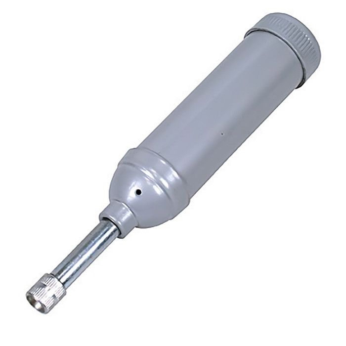 Pompe a graisse 4OZ poussée, gris argent - AUTOBEST