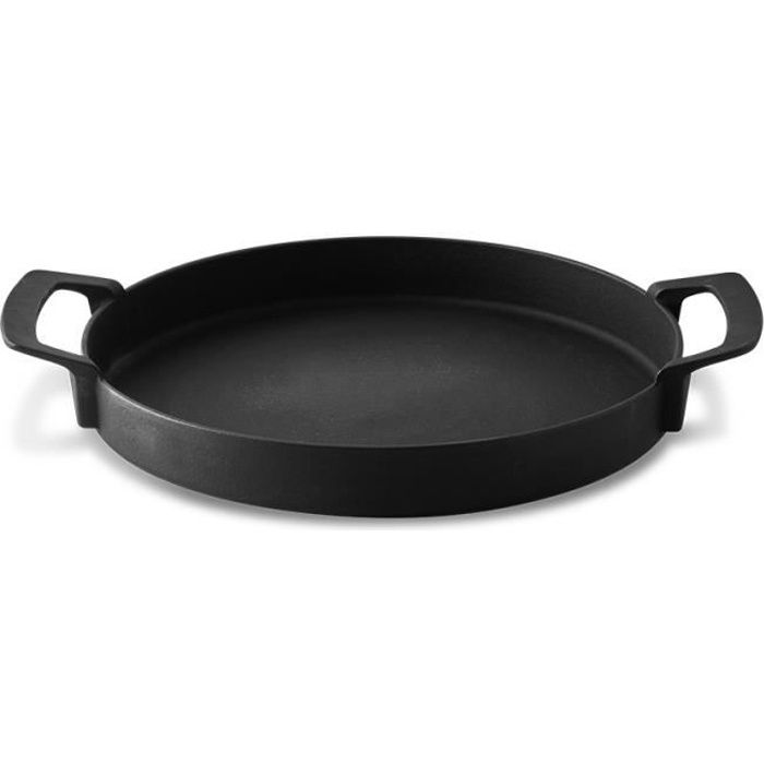 Plaque de plancha en fonte BRASERO - Noir - Pour Barbecue Monroe et Boston