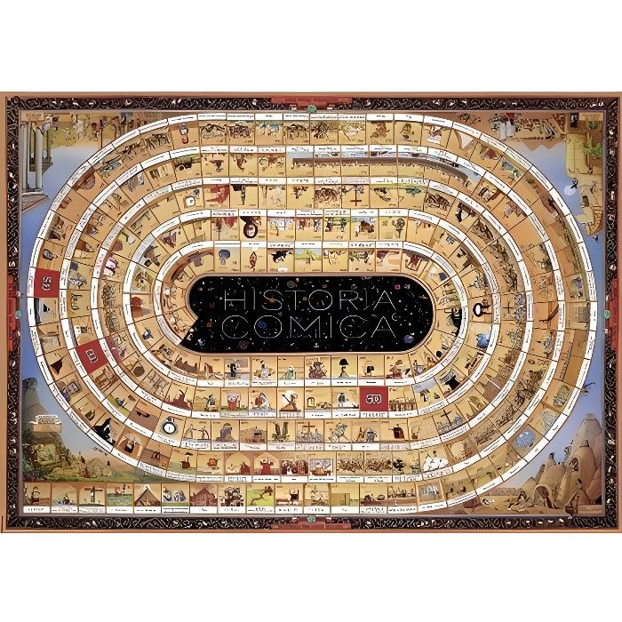 MERCIER Puzzle 4000 pièces Historia Comica - 96 x 136 cm