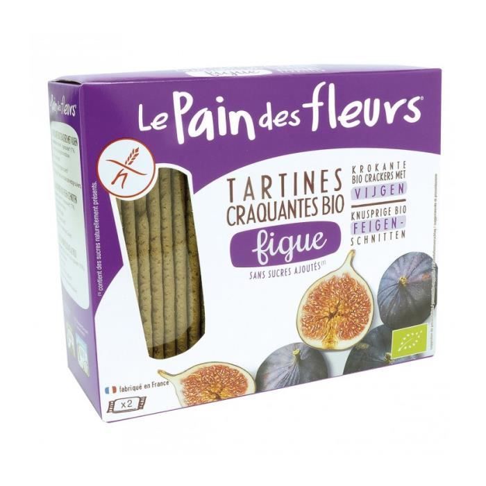 Tartines craquantes à la figue sans gluten bio 150 g LE PAIN DES FLEURS