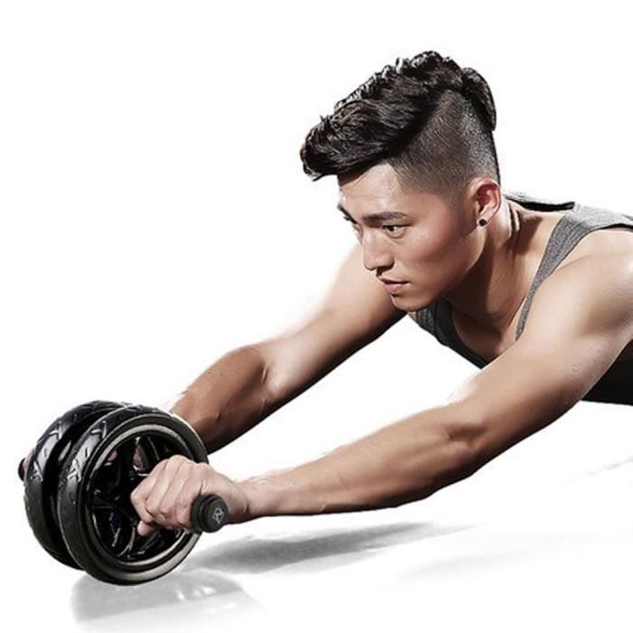 Roue Abdominale AB Wheel Roller Ab rouleau pour équipement de remise en forme d'exercice Carver roue d'entraînement abdominale