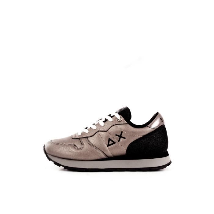 SUN 68 Z40210 chaussures de tennis faible Femme ARGENT