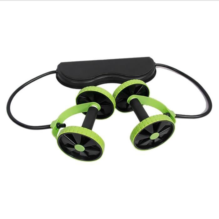 Rouleau Abdominal Muscle Formateur Muscle Bras de roue Taille Rouleau de fitness à domicile