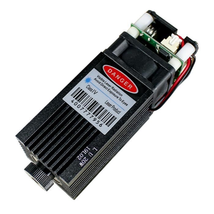 ORTUR OLM2-LU2-4-SF Module laser remplaçable Variable Focus MODE PWM Pour Ordinateur de gravure laser de bureau-Noir
