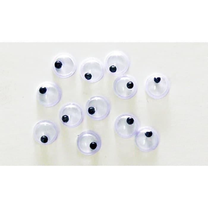 Yeux mobiles Noirs Ø5 mm 20 pièces - Oz international