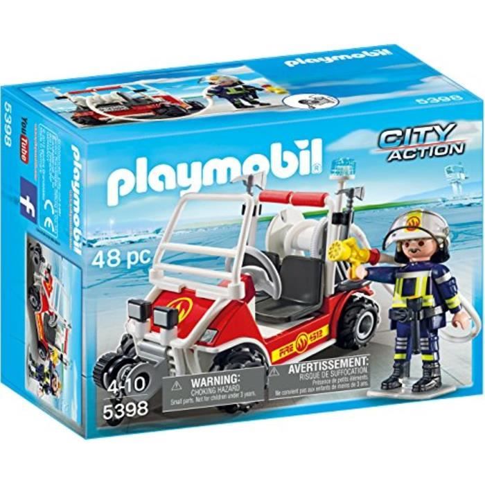Jeu D'Assemblage PLAYMOBIL JUT2R Ensemble de construction Fire Quad