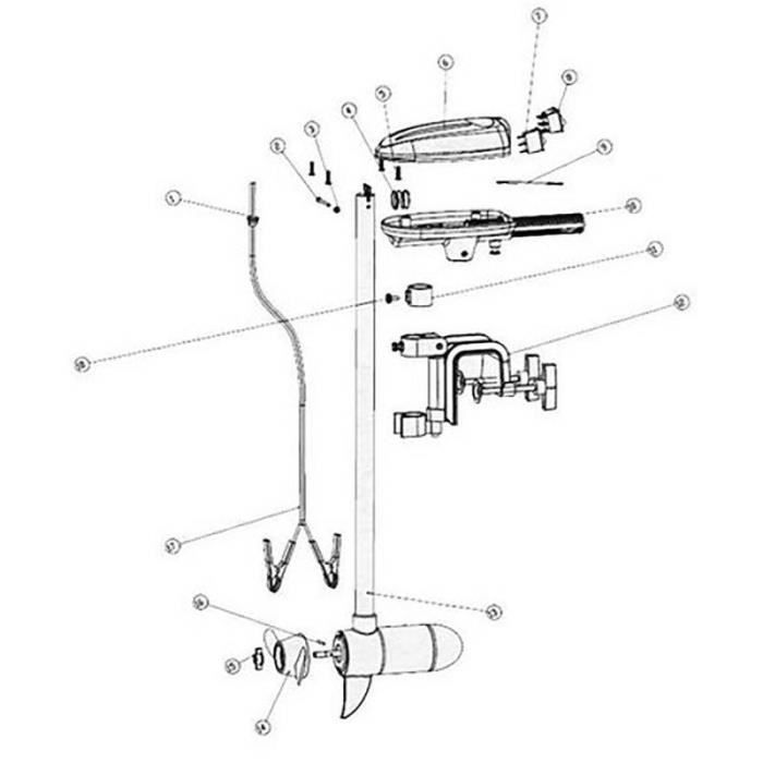 PIECE DETACHEE RHINO POUR MOTEUR HORS-BORD COBOLD14 - Hélice0