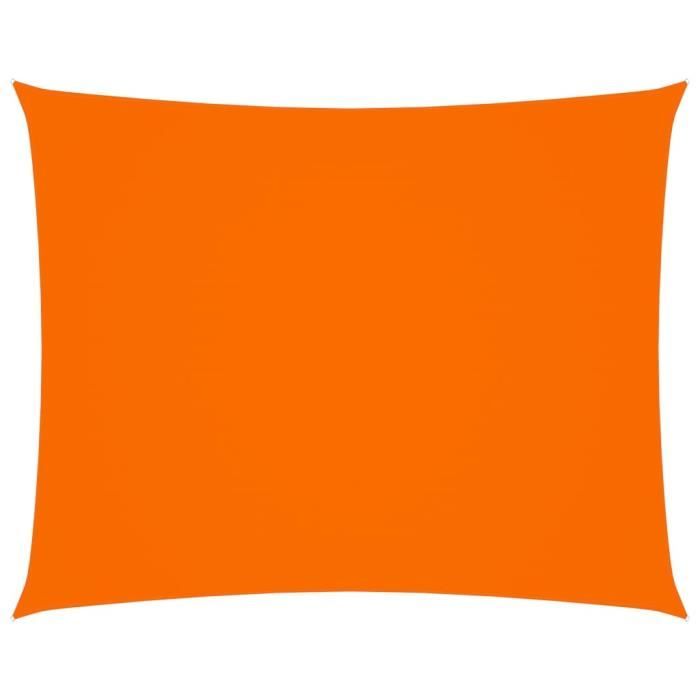 vidaXL Voile de parasol Tissu Oxford rectangulaire 2x3 m Orange