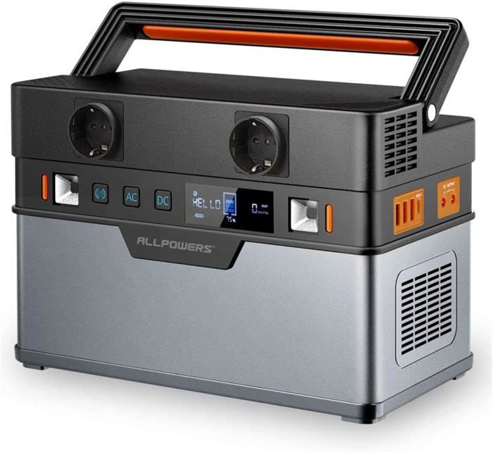 ALLPOWERS Powerstation portable 606Wh Batterie solaire haute