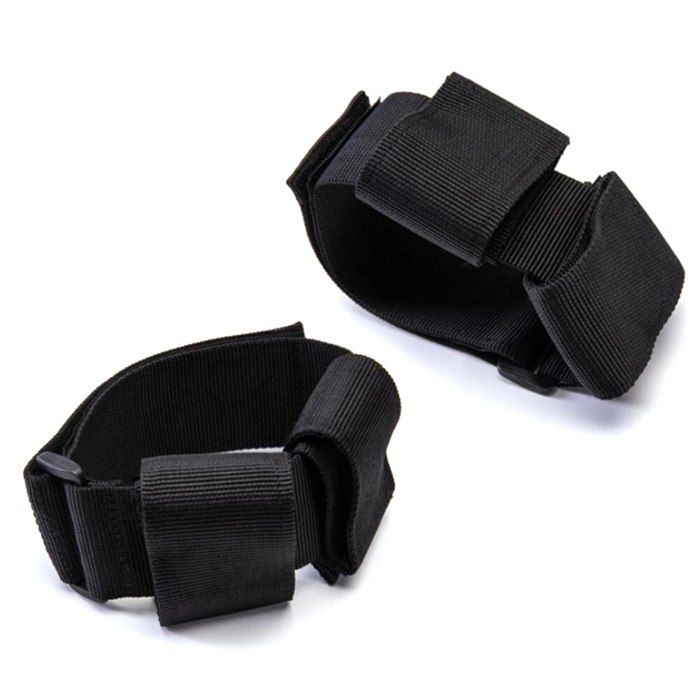Sangles De Cheville Réglables Pour Haltères – Nylon – Entraînement Jambes, Fessiers – Lot De 2 – Anneaux Carrés - 4