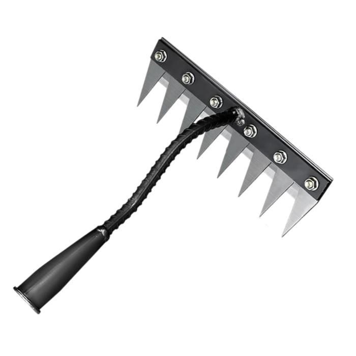 Râteau De Désherbage 4 Dents Portable - Outil Jardin Ergonomique Et Durable - 9