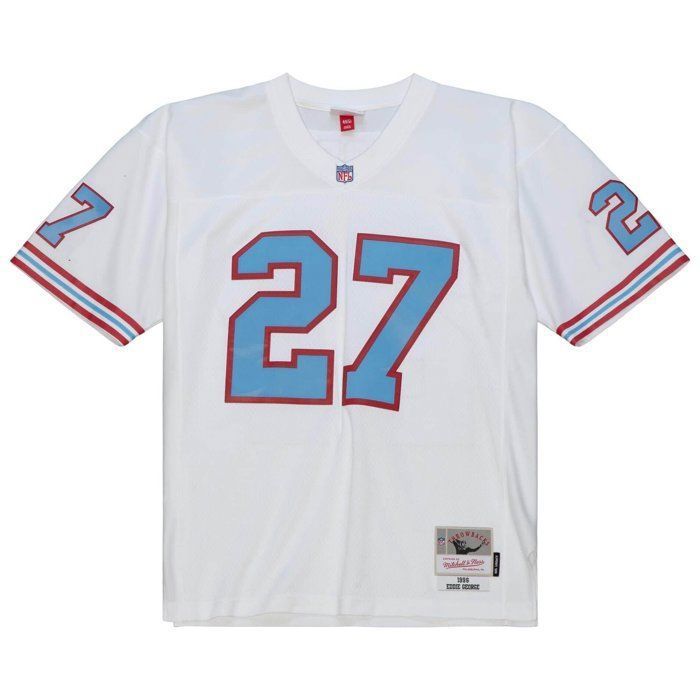 Maillot NFL - MITCHELL & NESS - Houston Oilers 1996 - Eddie George - 100% polyester - Manches courtes