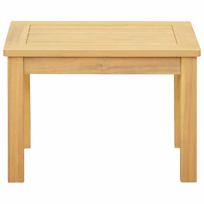 MOTHINESSTO-Table basse Acacia clair 50 x 35 x 36 cm Bois dAcacia Massif