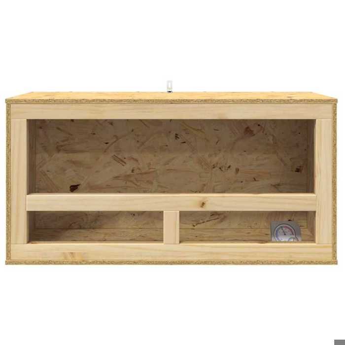 NEUF Terrarium Marron 80 x 40 x 40cm OSB FR00_11214296329