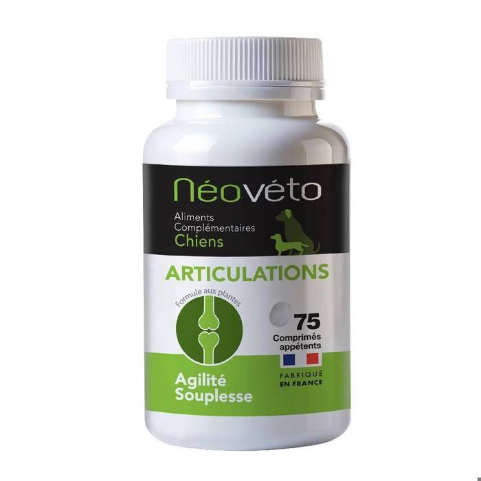 Complément alimentaire articulations - NEOVETO - Articulations - Glucosamine & chondroïtine - Bambou - 75 comprimés Complément alimentaire articulations - NEOVETO - Articulations - Glucosamine & chondroïtine - Bambou - 75 comprimés