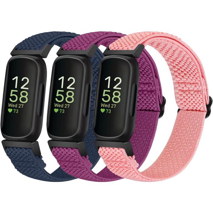 Bracelet de sport pour Fitbit  - Compatible avec Fitbit Inspire 3/Inspire 2/Inspire HR/Inspire/Ace 3/Ace 2
