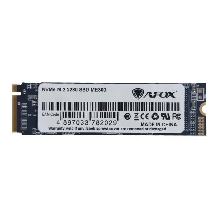 Disque SSD Grafoplás AFOX ME300 512GN .2 NVMe PCIe 3.0 2000MB/ - vue 2