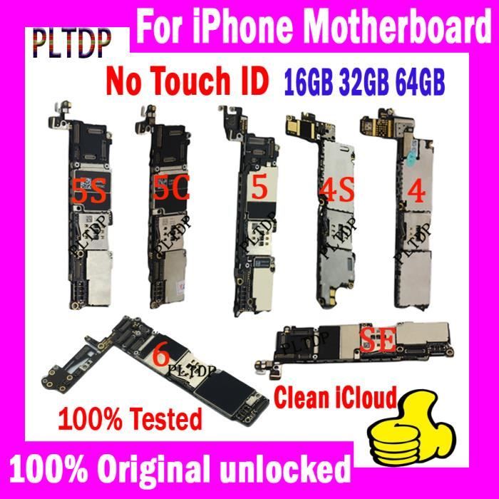 Carte Mère IPhone 5s Bloquée ICloud - Pour Pièces Détachées, Fonctionnelle Mais Verrouillée - Idéale Pour Réparations Ou Récupération De Composants