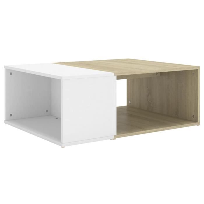 Tables à thé 2 pcs MDF Chêne sonoma - Maison