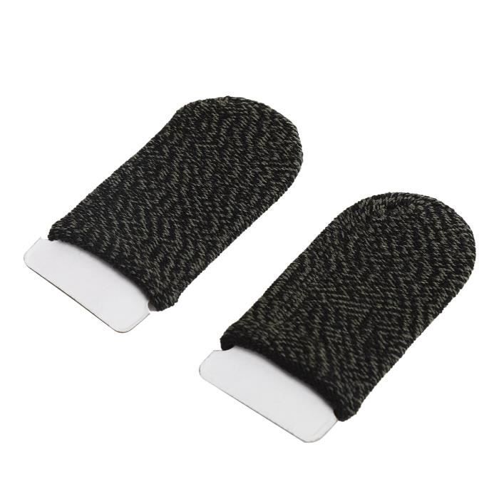 Lot 4 Manchons Doigts Gaming Anti-Transpiration - Gants Tactiles Sensibles Pour Écran Mobile Jeux Pouces Doigts