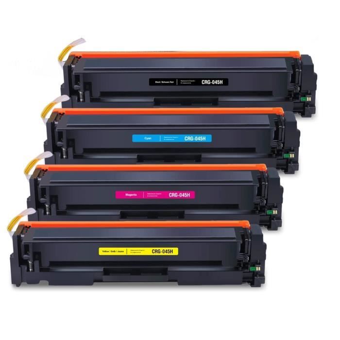 4 pack compatible avec canon 045h 045 cartouches d