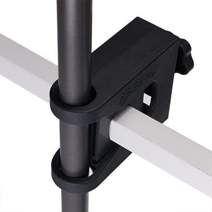 Support De Parasol Pour Balcon Ou Table - Fixation Rapide Sur Balustrade 22-28 Mm - Acier Galvanisé