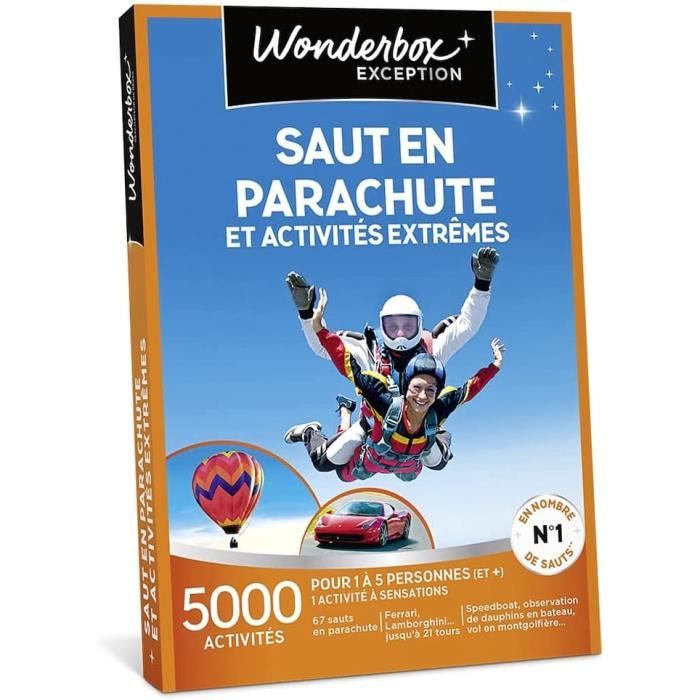 Coffret cadeau sensation saut en parachute et activities extremes
