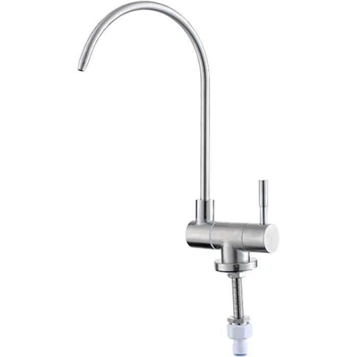 LOIRE Robinet mitigeur cuisine avec douchette 2 jets Chrome Brossé LOIRE Robinet mitigeur cuisine avec douchette 2 jets Chrome Brossé