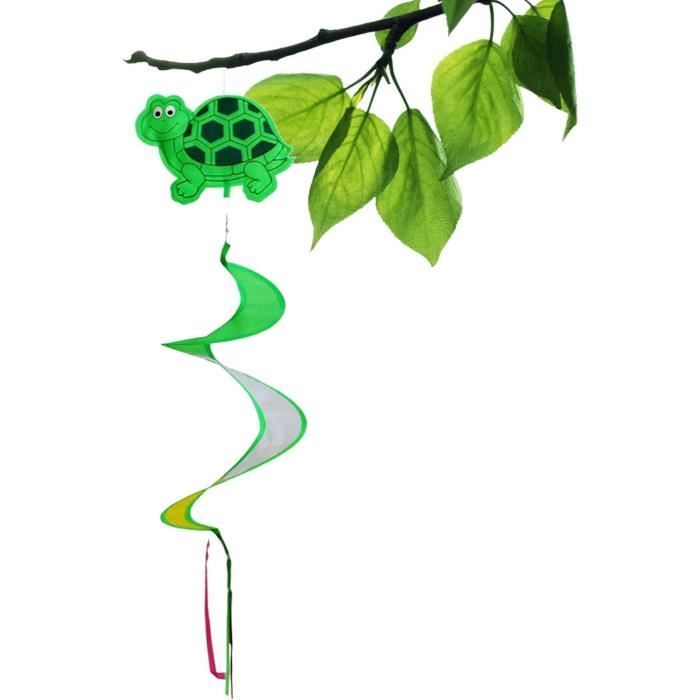 Moulin à Vent Décoratif En Tissu – Animal Coloré, Spiralé, Pliable – Pour Jardin, Fête, Camping (style Aléatoire