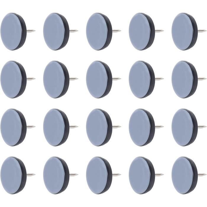 48 Patins De Chaise/clou Glisseur 25mm Diamètre PTFE - Uxcell - Neuf