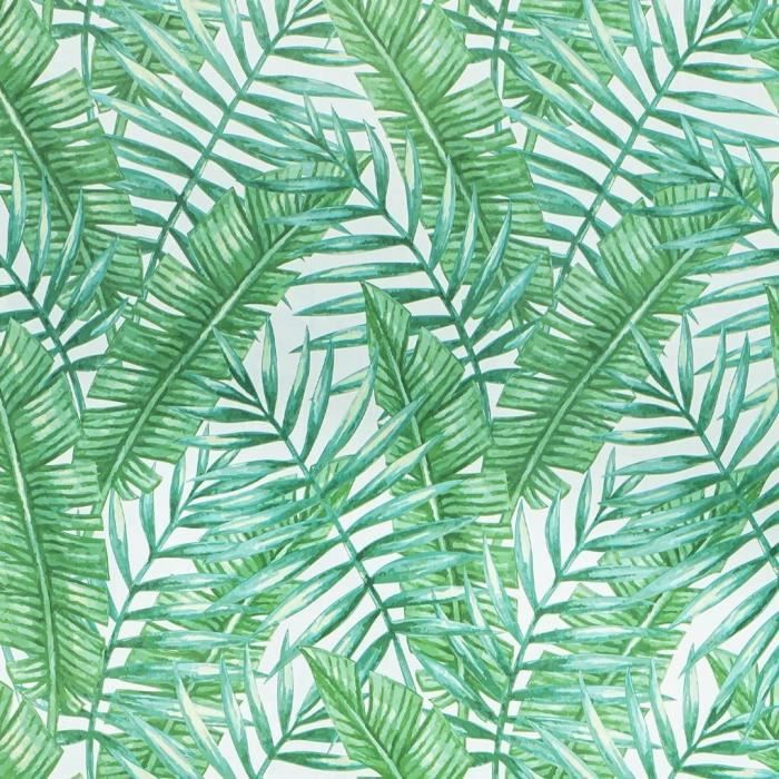 Toile de fond d'anniversaire tropicale avec feuilles de palmier hawaïennes « Happy Birthday » pour enfants et adultes, thème Aloha Luau, décorations de fête d'anniversaire (240 x 180 cm