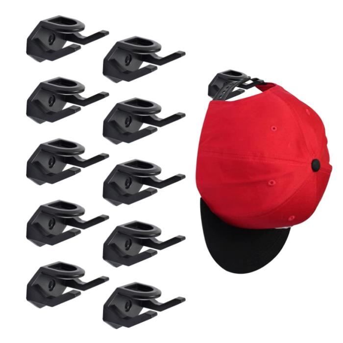 Crochet à Chapeau - 10 Pièces - Autoadhésif - Acrylique - Charge 3 livres