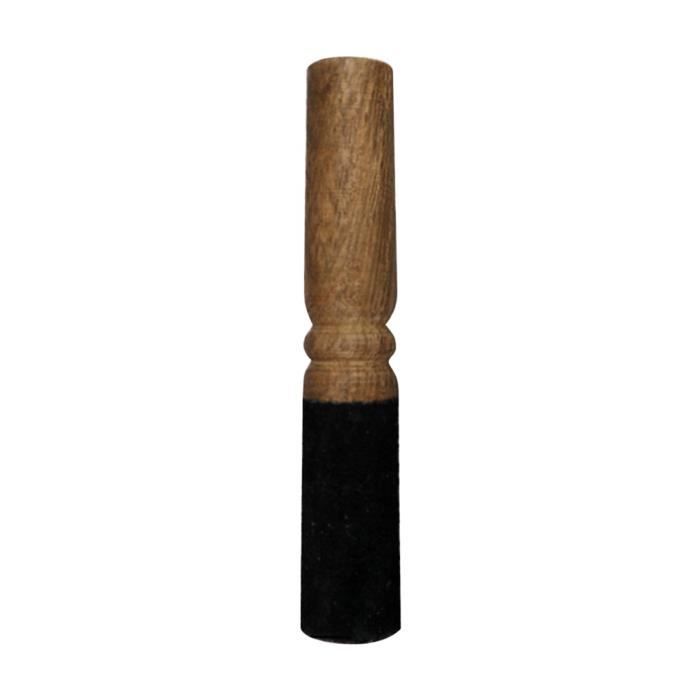 Maillet En Caoutchouc Et Bois Pour Bol Chantant En Cristal – Accessoire De Percussion Et Friction – Son Clair Et Durable