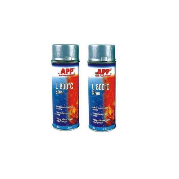 2 bombes de peinture haute température gris 800° - Achat / Vente peinture  auto 2 bombes de peinture haute - Cdiscount
