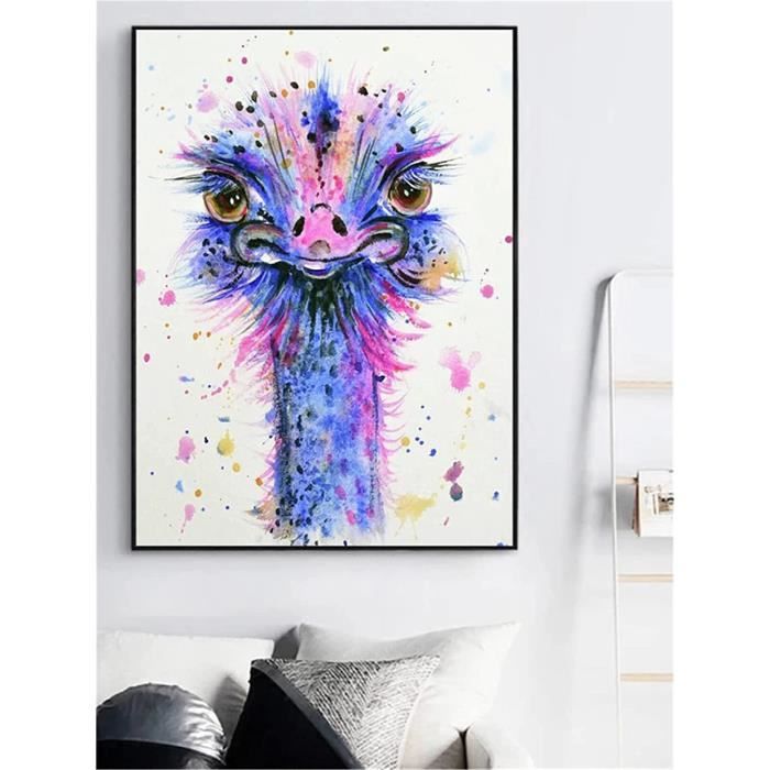 Kit Peinture Diamant 5D Oiseau 30x40cm | DIY Broderie Strass | Décoration Maison | Loisir Créatif
