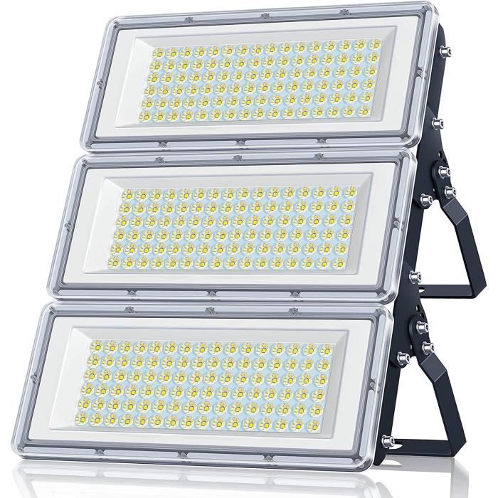 Projecteur Exterieur LED 200W, 2 en 1 Projecteur LED Extérieur 20000LM