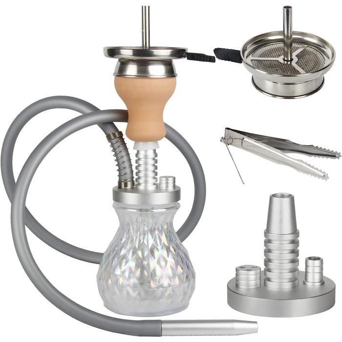 Shisha Chicha Hookah Set narguilé en verre avec 1 tuyau Transparent 12"[38] Cdiscount Au quotidien