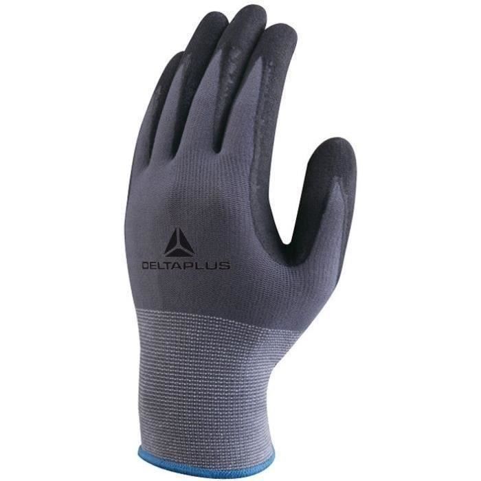 Gant tricot polyamide + picots nitrile - vue 2