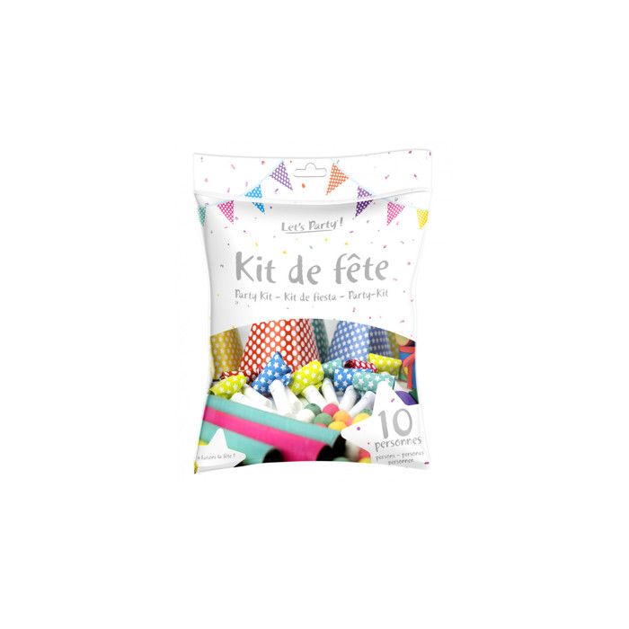 Sachet de cotillons - MES VERRINES - 10 personnes - Multicolore - Économie - Festif