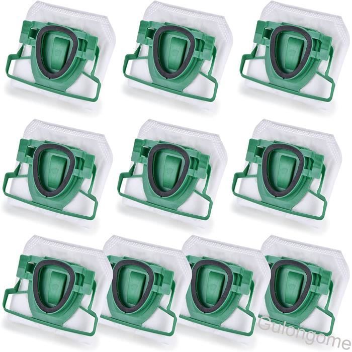 Kit De 12 Sacs Filtres De Rechange Pour Aspirateur Vorwerk Kobold VK200, VK220, VK220S