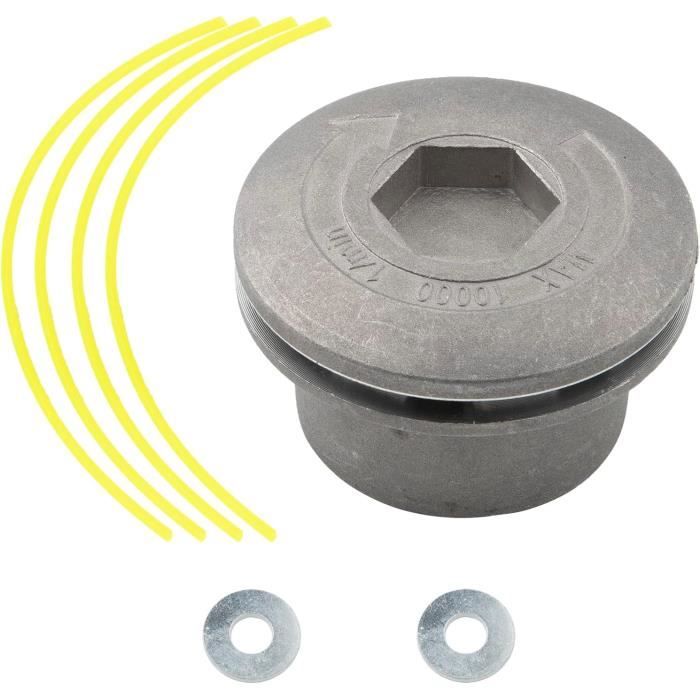 2 Têtes De Débroussailleuse Universelles M10x1.25 - Fil 2.5m - Pour Coupe-bordures Essence/électrique
