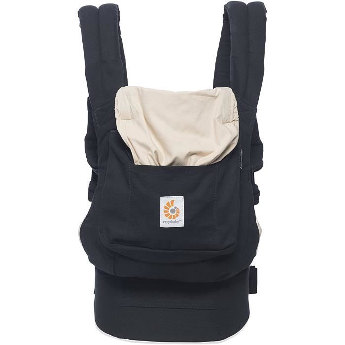 Ergobaby Porte Bebe Ergonomique Et Physiologique Noir Camel Original 3 Positions Dorsale Et Ventral196 Cdiscount Puericulture Eveil Bebe