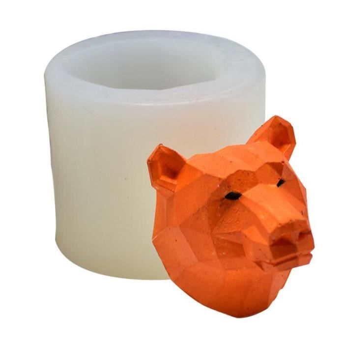 Ctv1 3d Geometrie Ours Tete Aromatherapie Gypse Voiture Affichage