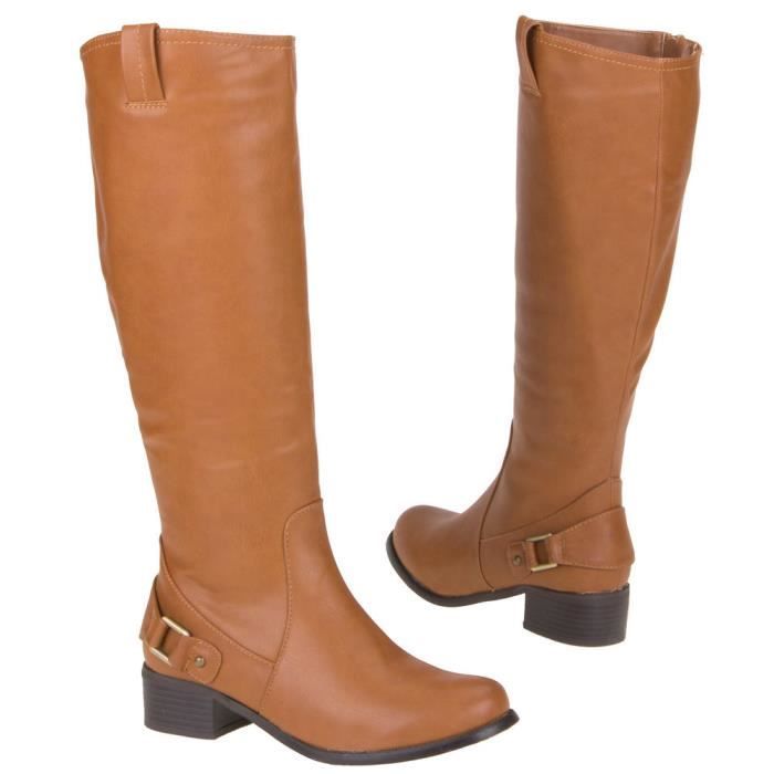 bottes femme cavaliere marron