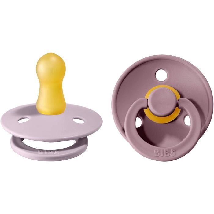 Tetine Bibs Colour Lot De 2 Caoutchouc Naturel Tetine Danoise En Forme De Cerise Sans Bpa Dusky Lilac Heather 0 6 Mois Cdiscount Puericulture Eveil Bebe