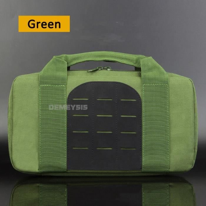 Sac tactique multipoches pour arme de poing + chargeurs ou accessoires - kaki - LIVRAISON