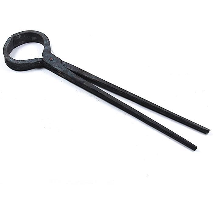 Pince De Forge 470mm - Tenailles à Bouche Ronde Pour Forge, Métal, 1kg