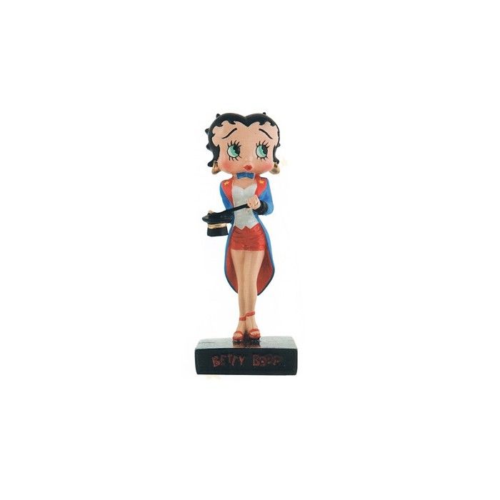 Lot de 4 Figurines Betty Boop en résine 15cm - Collection Décoration