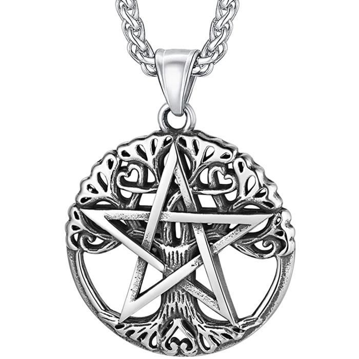 Collier Avec Poinçon De L'Archange Michel, Pendentif Talisman